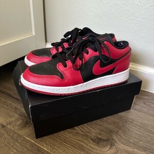 Nike Red and Black Sneakers